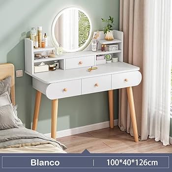 Organizador de Maquillaje Espejo + Luz